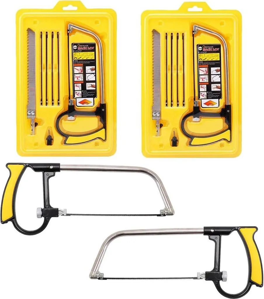Sega a Mano da Campeggio e Outdoor Multifunzione 7 in 1 | Kit Sopravvivenza