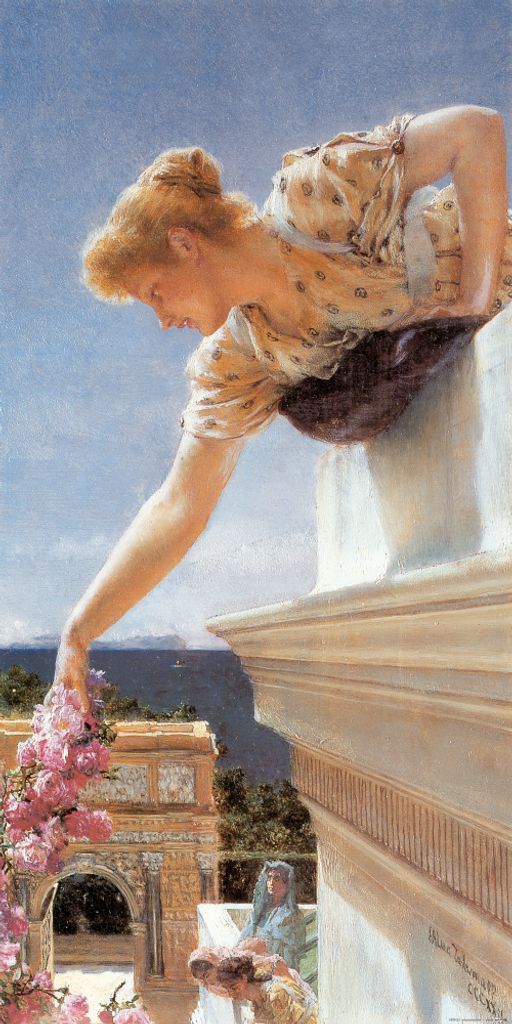 Sir Lawrence Alma-Tadema Kunstdruck Bild - Viel Glück, 1893 (100 x 50 cm)