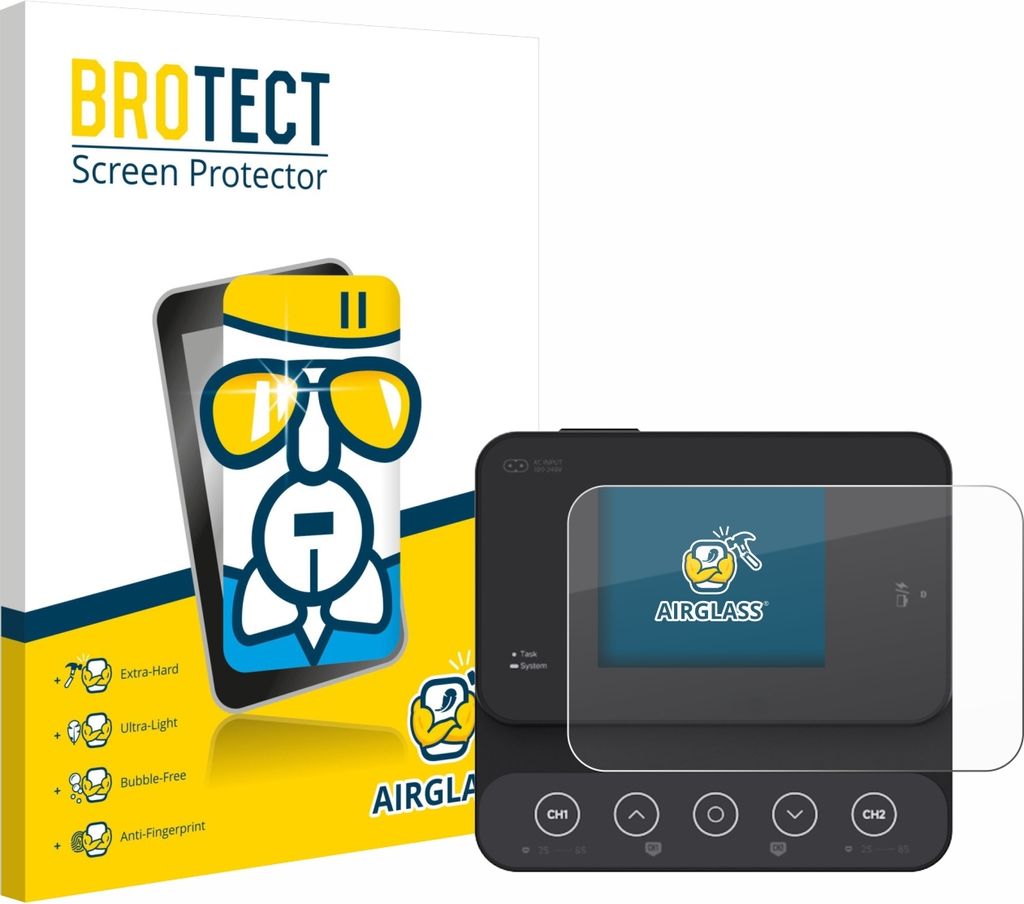 BROTECT Schutzglas für ISDT K2Zip Schutzfolie Panzer Folie Glas Display Schutz klar