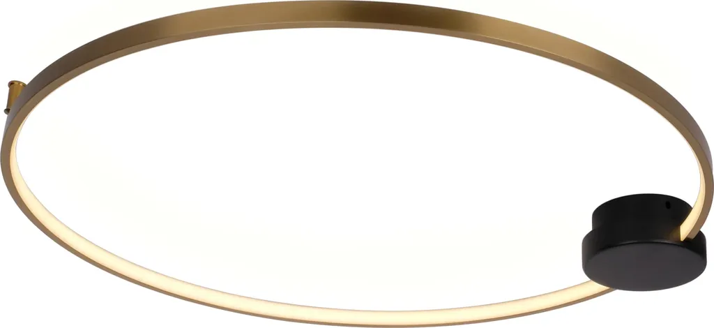 Sublimez votre Plafond avec le Plafonnier Eye 40 LED Noir et Doré