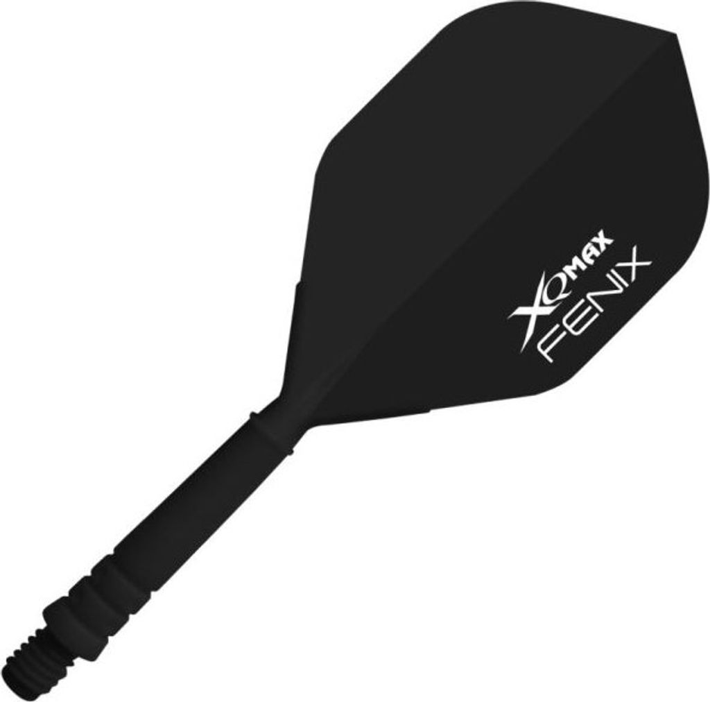 XQ Max Fenix Black Standard - Dart Flights 22mm schwarz