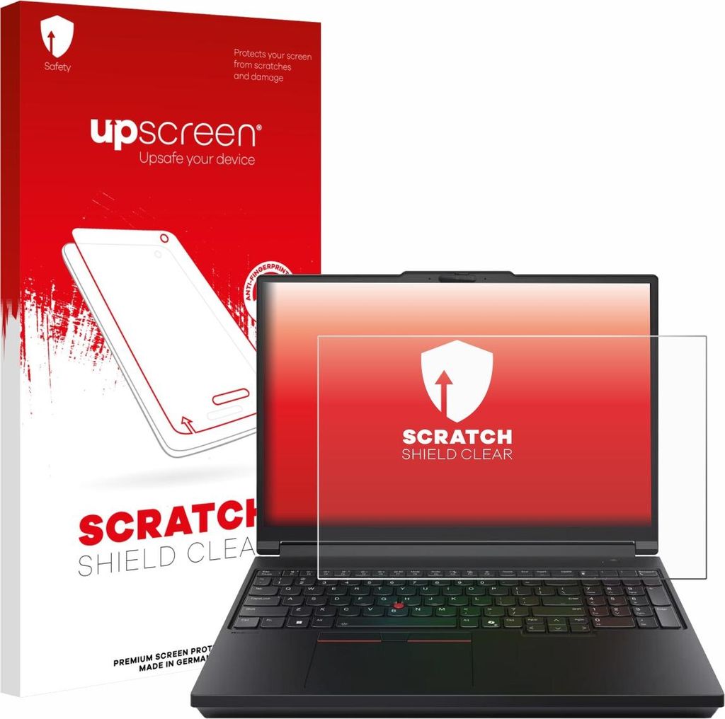 upscreen Schutzfolie für Lenovo ThinkPad P16 Gen 3 Displayschutz Displayschutzfolie Folie Klar Transparent