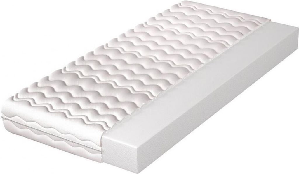 Doppelseitige Schaummatratze mittlerer Härte Zaki 10 120x200