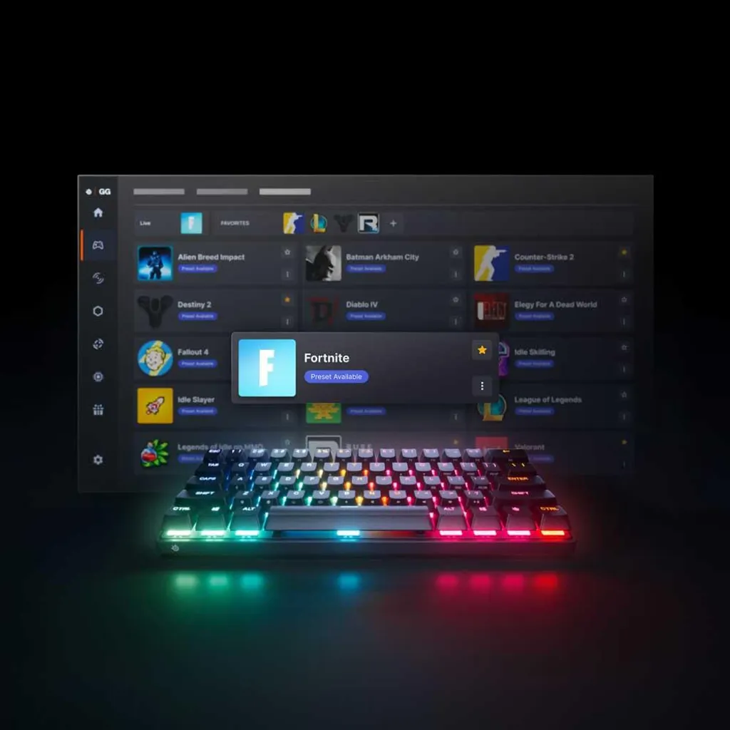 Apex Pro Gen 3 Mini : Clavier SteelSeries OmniPoint Rapide et Compact - 8