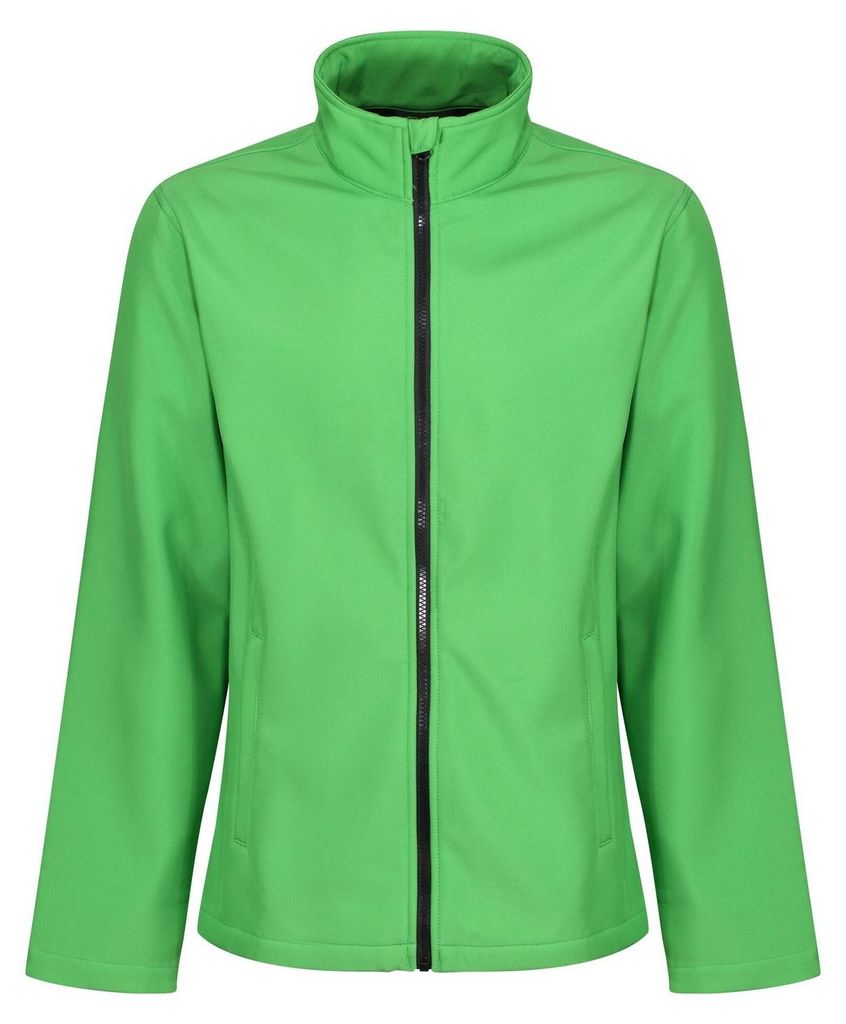 Regatta - "Ablaze Printable" Softshelljacke für Herren FK2595 (XL) (Grün/Schwarz)