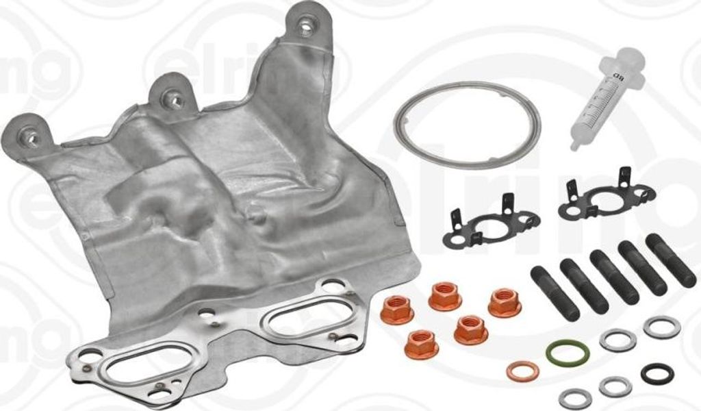 ELRING 002.360 Montagesatz Turbolader für FIAT 500 (312) Produktbild 