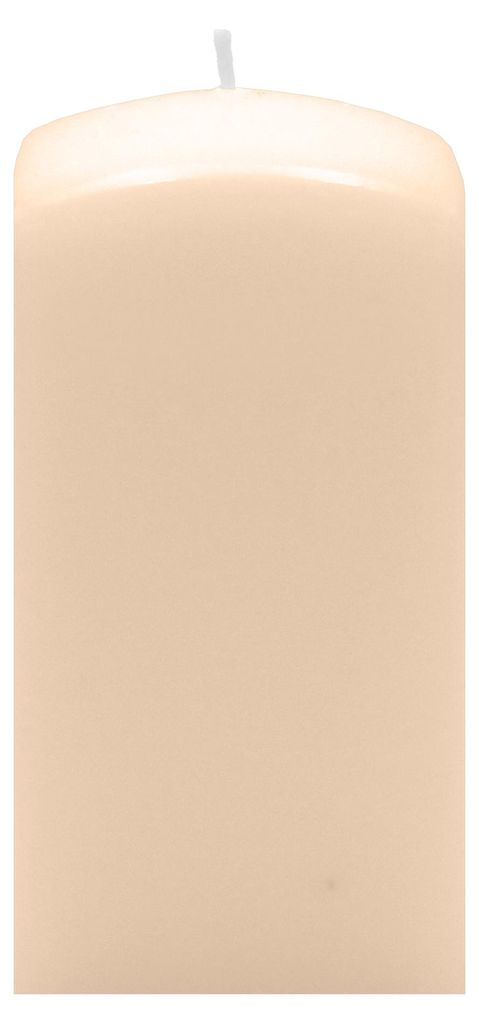 Quader Kerzen Champagner 20 x Ø 7/7 cm, 4 Stück