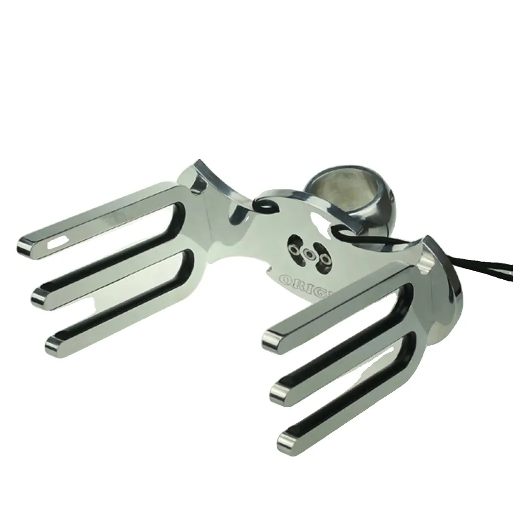 Support de wakeboard anti-vibration en aluminium poli pour tour alu