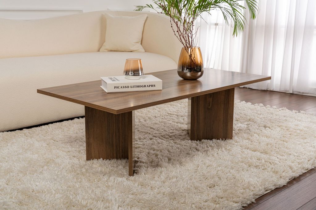 Skye Decor, Sabin - Walnut, tavolini, noce, 119 x 40 x 60 Immagine del prodotto 