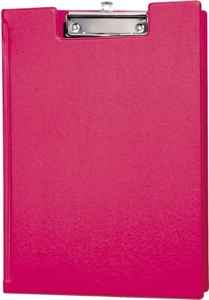 MAUL Schreibmappe A4 Hochformat Karton Folie pink Produktbild 