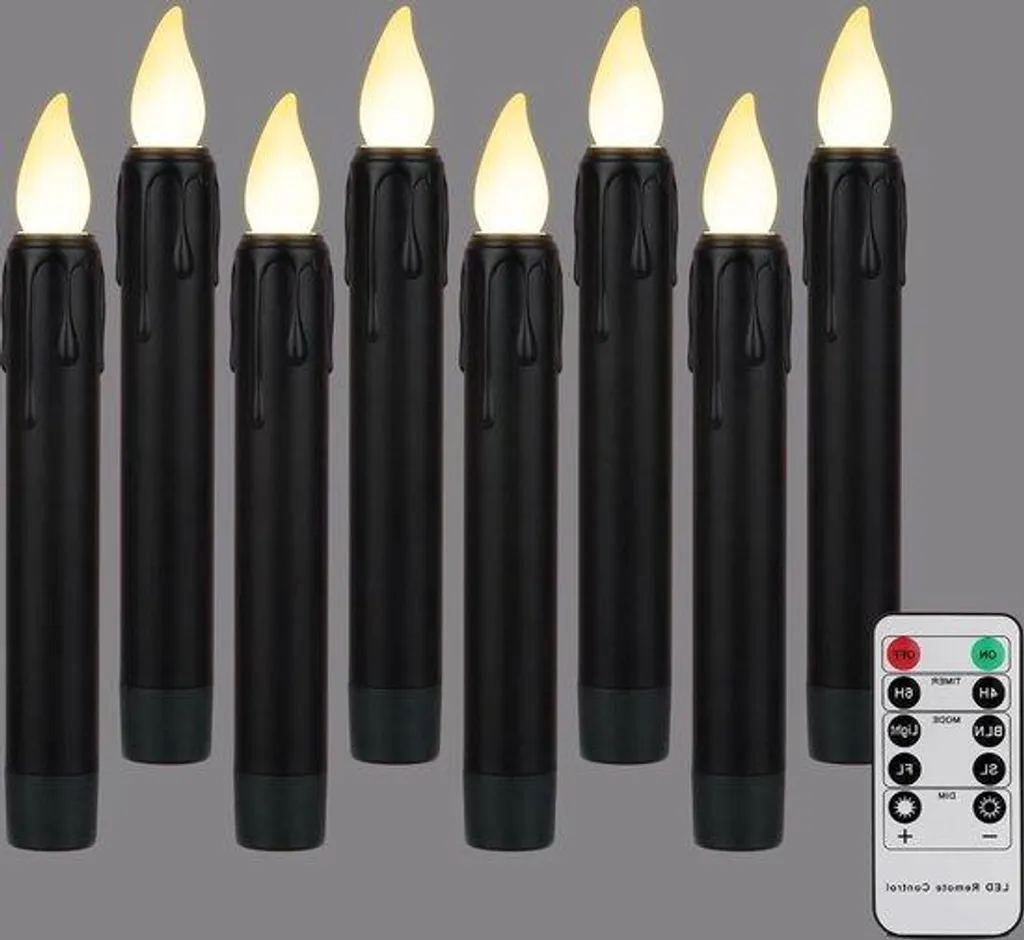 Bougies LED sans flamme avec télécommande pour décoration de table