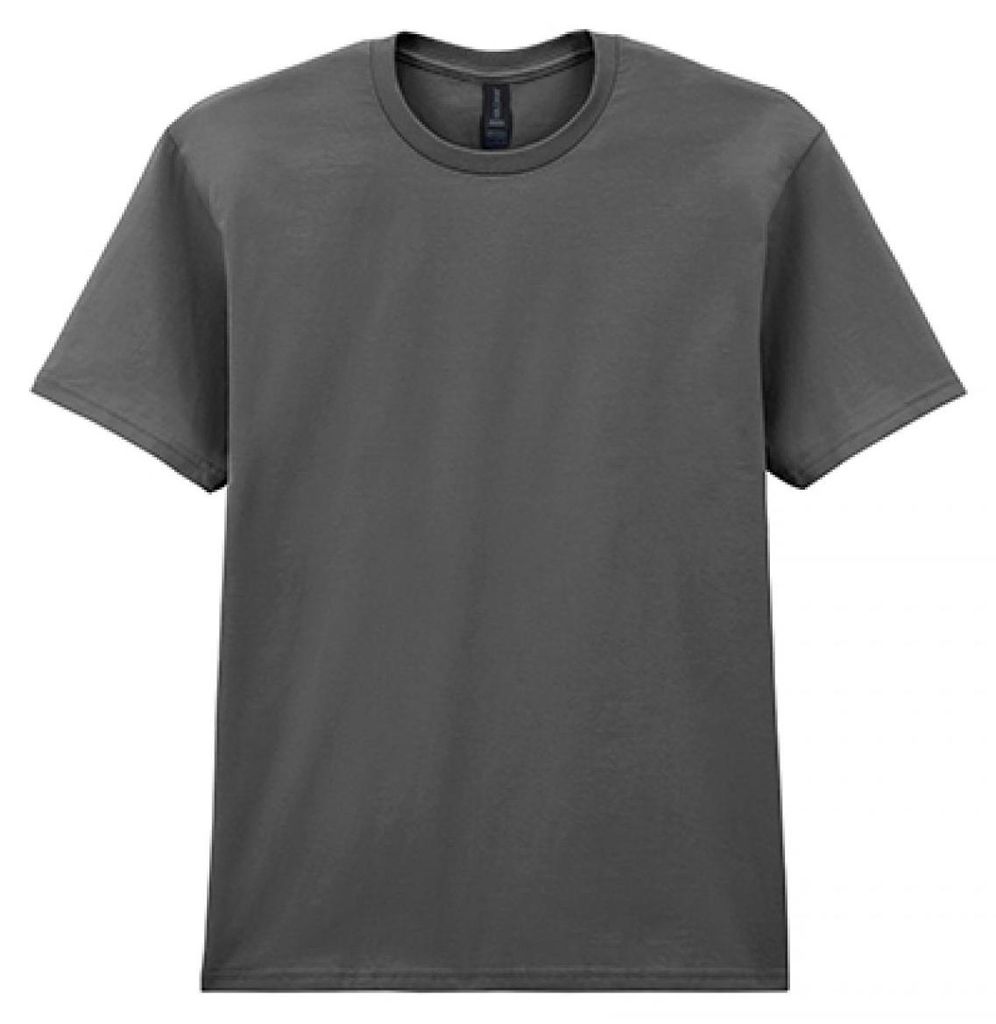 Gildan 65000 | Herren Softstyle Midweight Adult T-Shirt - Farbe: Charcoal (Solid) - Größe: XXL