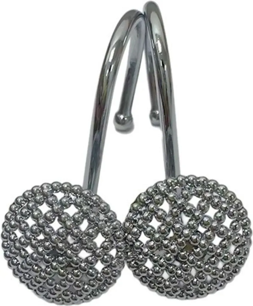 Lntyq Confezione Da 50 Ganci Universali Per Tende - Adatti Per Tende Da Doccia Tende Da Porta E Tende Da Finestra 28 X 12 Cm 87457072