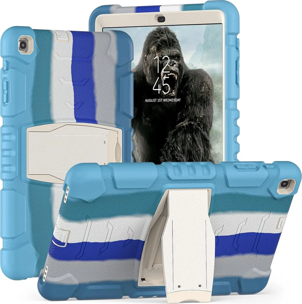 Custodia per Samsung Tab A7 Lite 8,7" blindata con supporto Blu