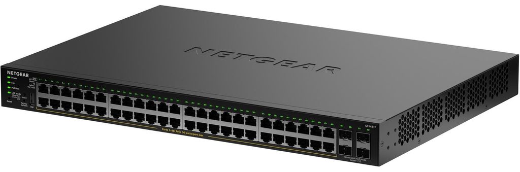 Switch Netgear GS348TP-200EUS 52p PoE 380W (PoE+: 48p) Immagine del prodotto 