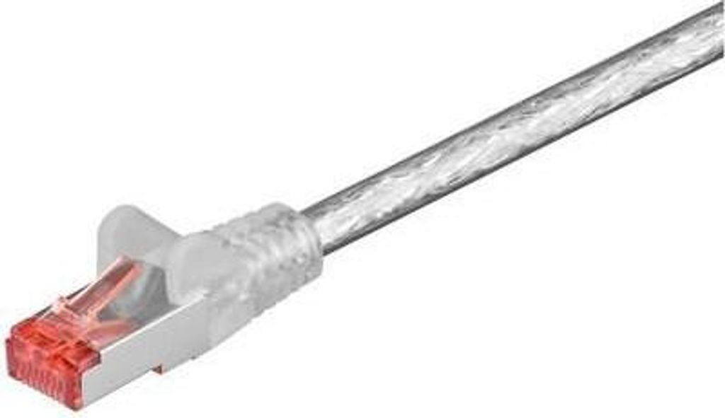 Microconnect SSTP60025T 0.25m Cat6 S/FTP (S-STP) Transparent Netzwerkkabel (SSTP60025T)