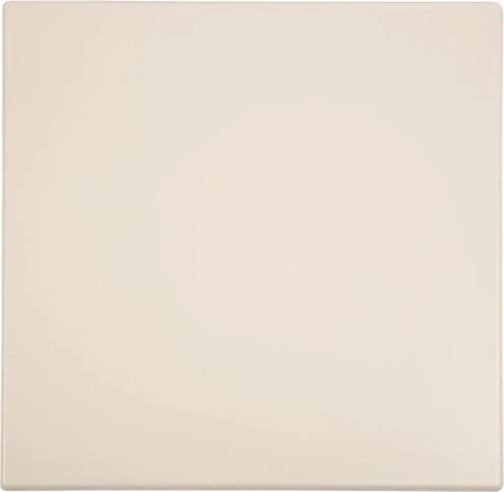 Plateau de table carré blanc 600mm Bolero pour agencement de café CHR