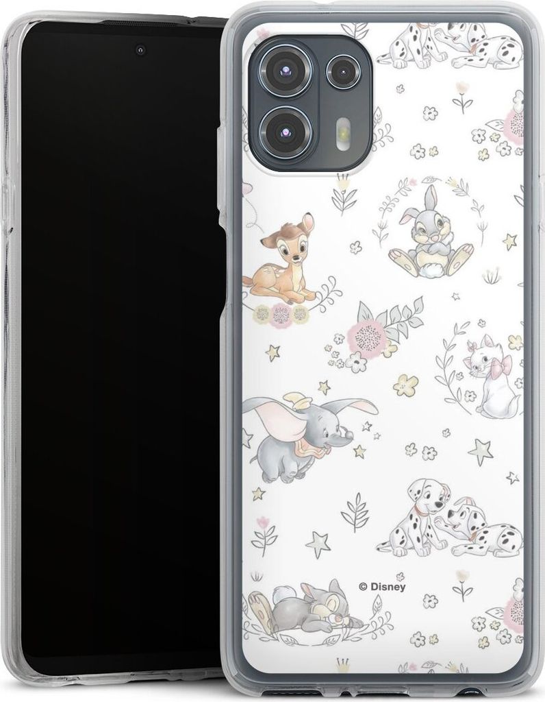 DeinDesign Handyhülle für Motorola Moto Edge 20 Lite Silikon Hülle Case Smartphone Schutzhülle Bambi Disney Dumbo