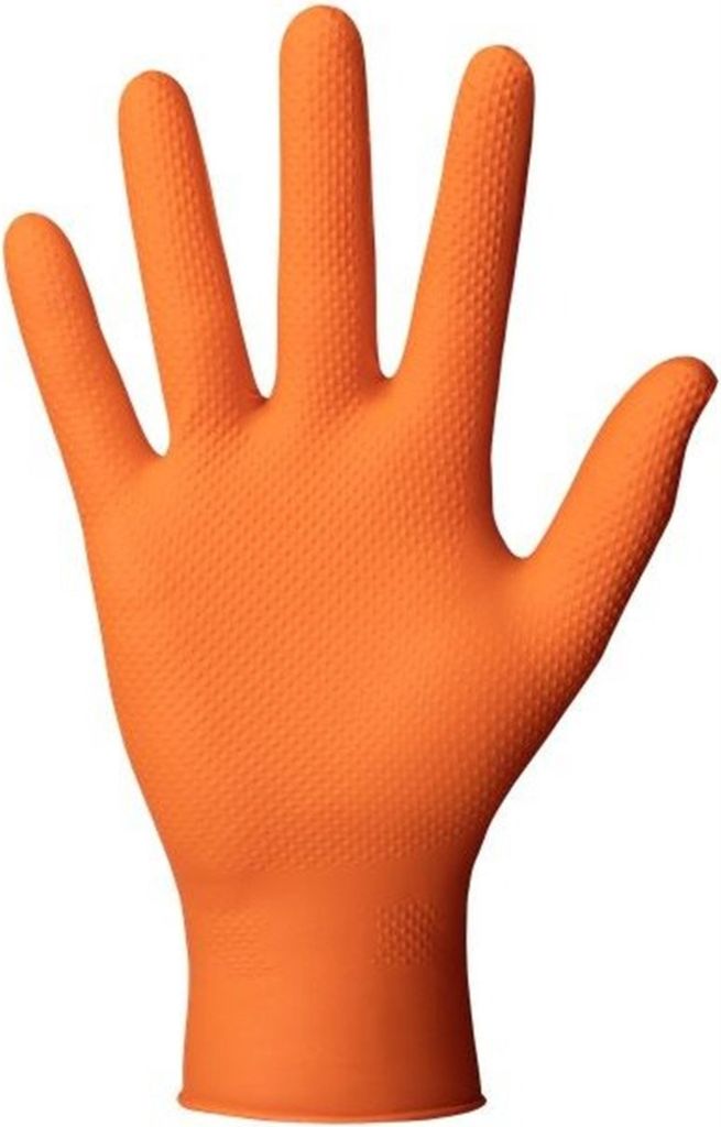 MERCATOR Premium-Handschuhe gogrip orange 50 Stück (Größe XXL)