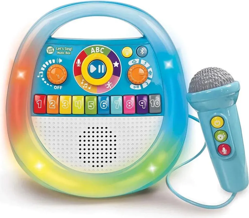 Karaoké Enfants LeapFrog version espagnole bleu jouet musical éducatif