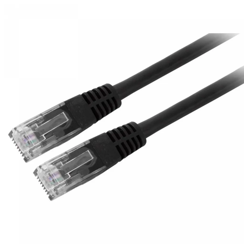 Patch Cord EFB Cat.6 RJ45 U/UTP 5m Nero - Standard Professionale