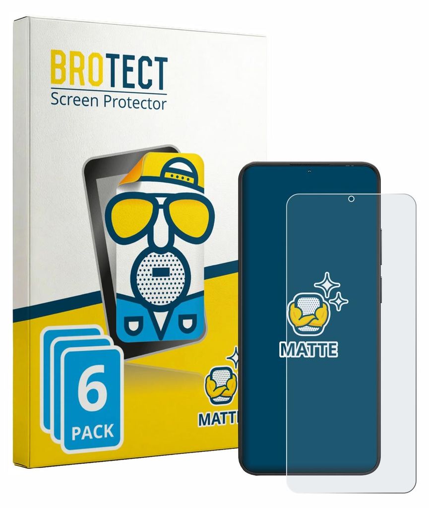 6x BROTECT Schutzfolie für Blackview Wave 10 Displayschutz Displayschutzfolie Folie Matt Entspiegelungsfolie