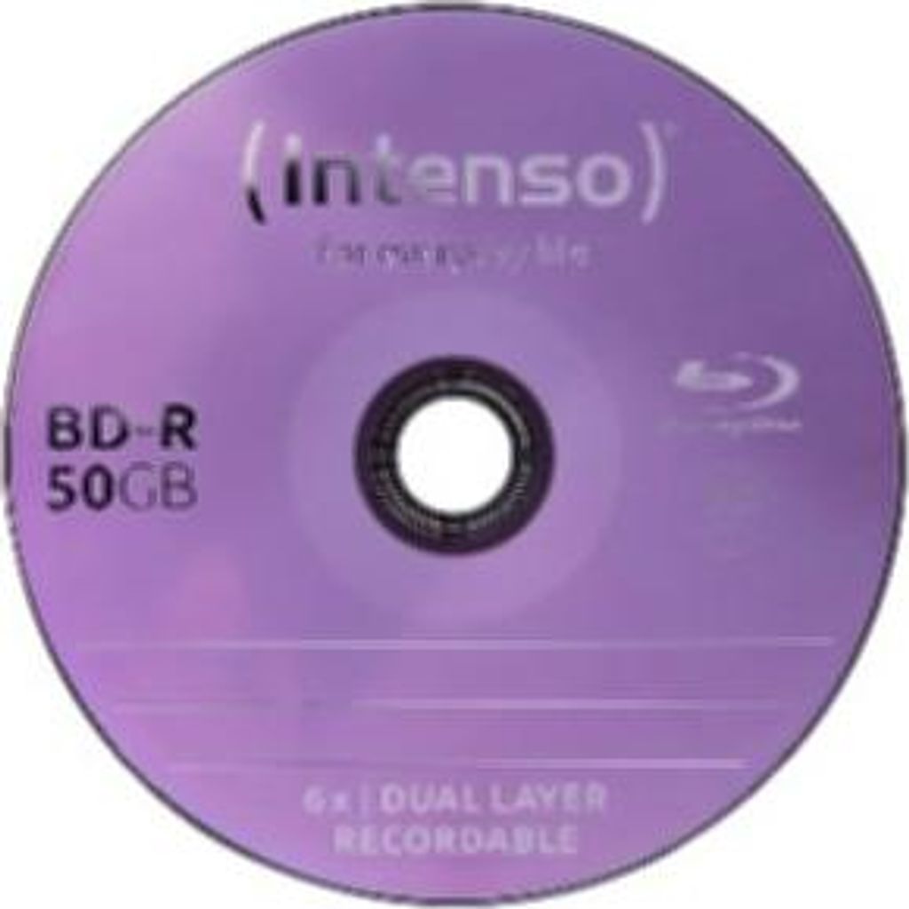 Intenso 5101124 disque vierge Blu-Ray BD-R 50 Go 25 Image du produit 