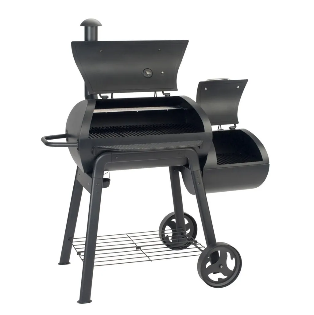 Fumoir de Jardin LANDMANN Vinson 200 Noir idéal pour Cuisson Basse Température