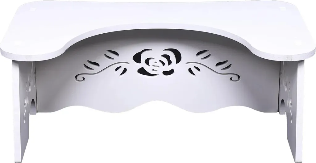 Tabouret de WC contre la Constipation - Position Naturelle MDF Blanc - 11