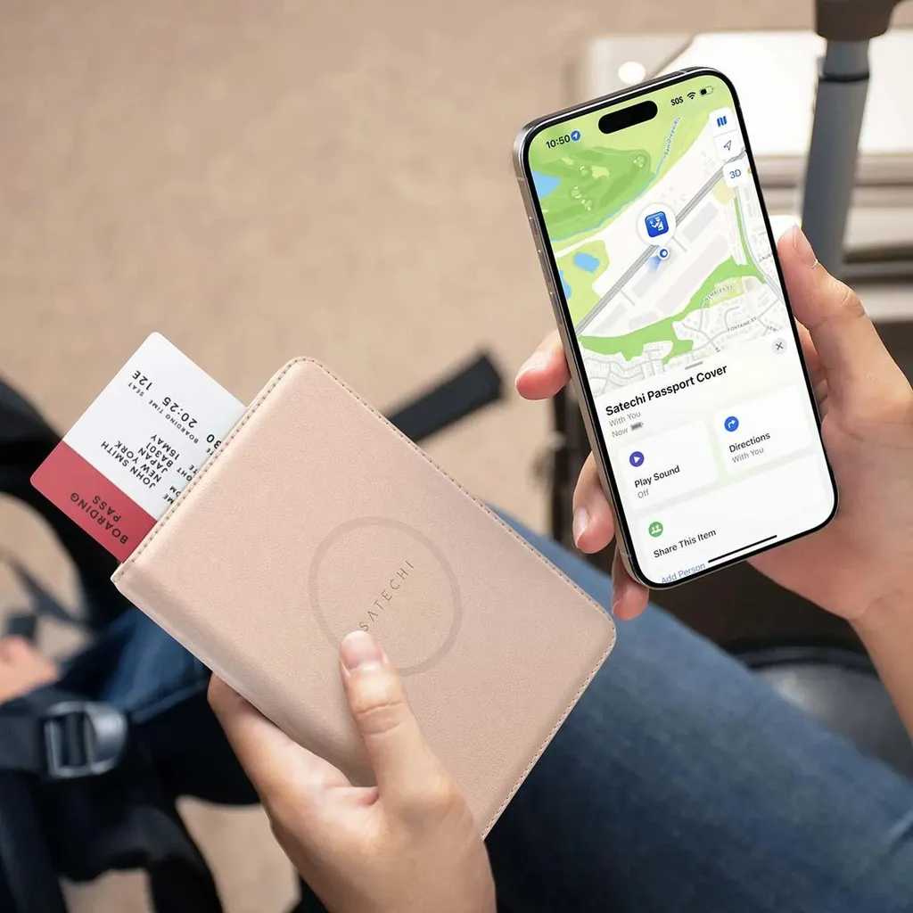 Satechi FindAll Custodia Passaporto RFID Rosa: Viaggia Organizzato - 3