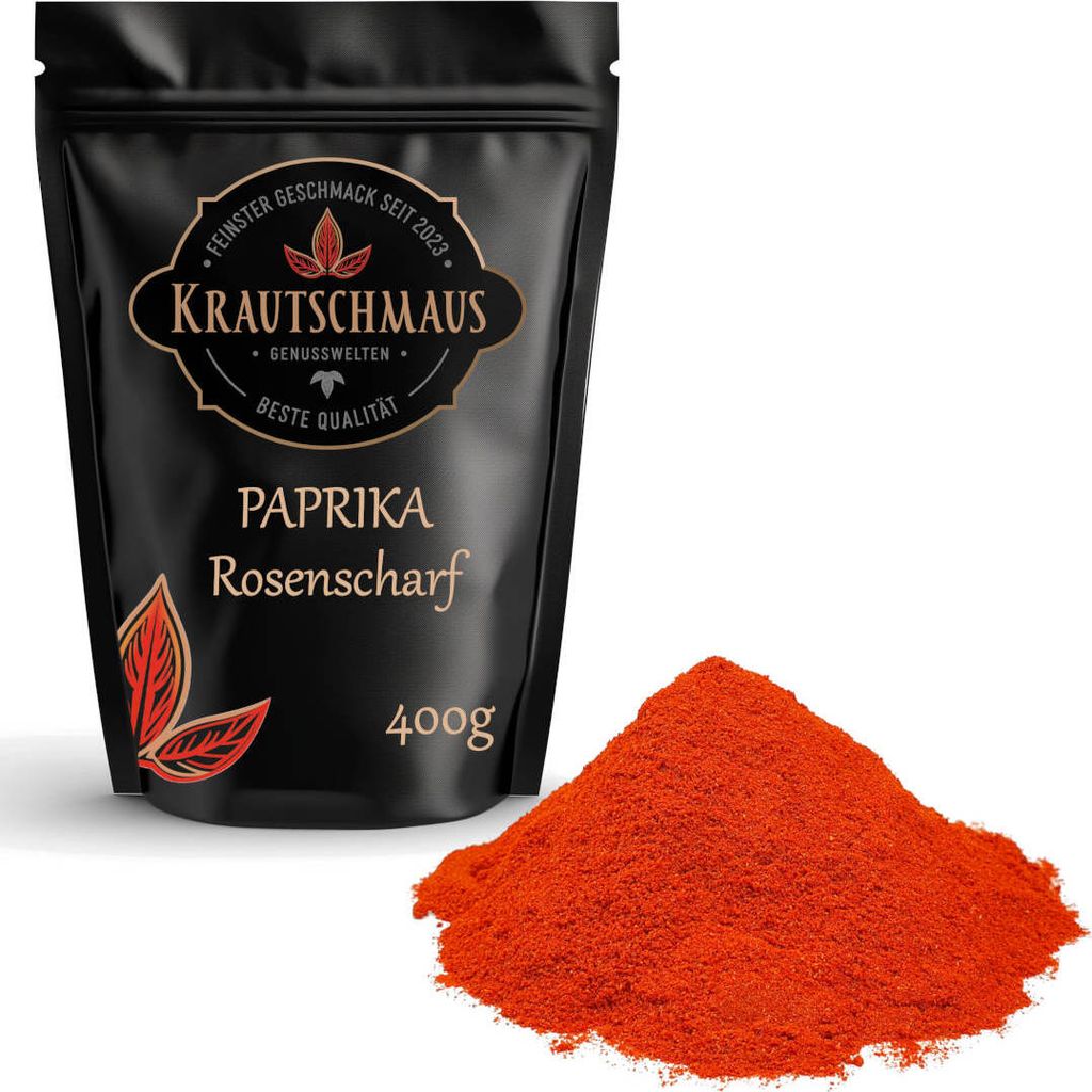 400g Paprika Scharf von Krautschmaus, schonend getrocknet, voller Geschmack