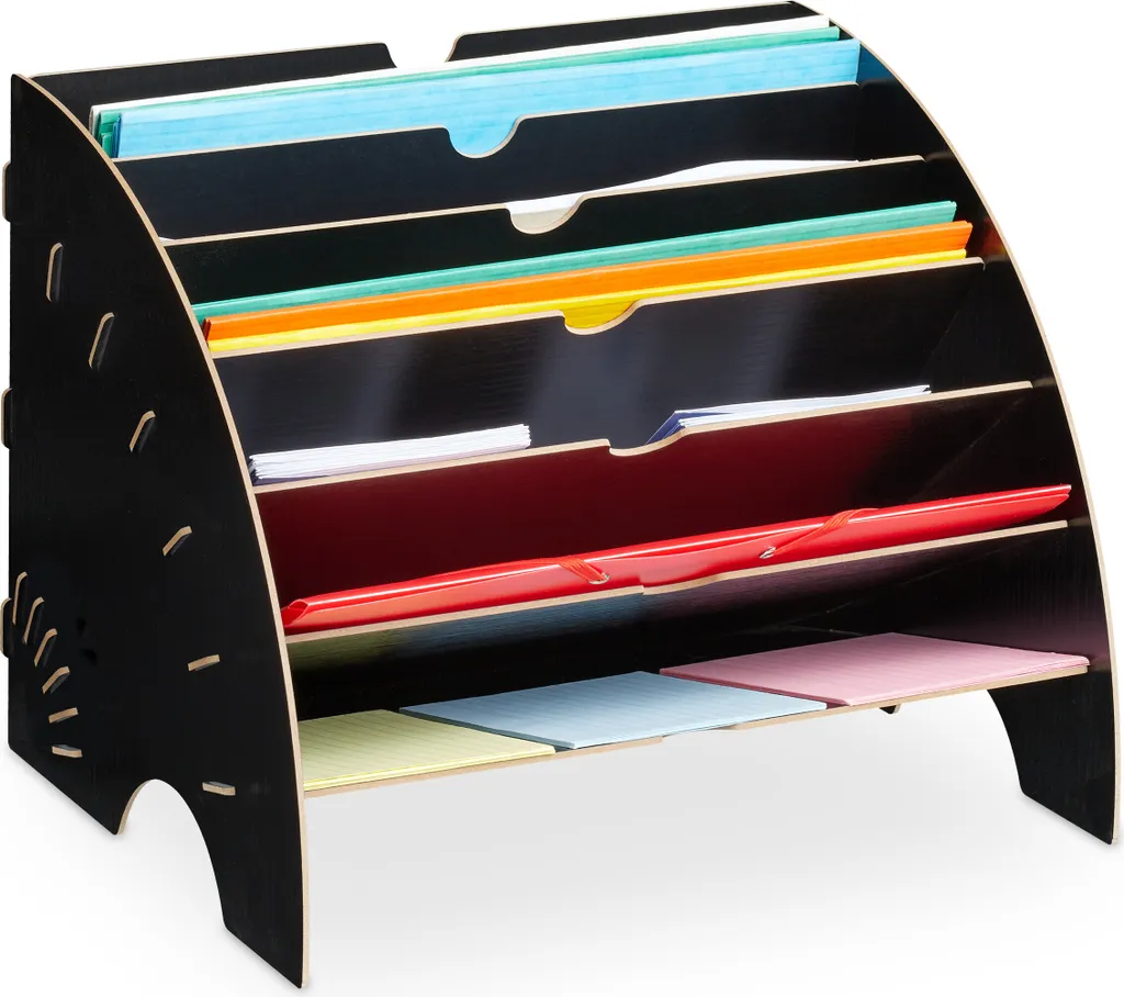 Organizer Premium RD42748 in Metallo Nero | Eleganza da Scrivania