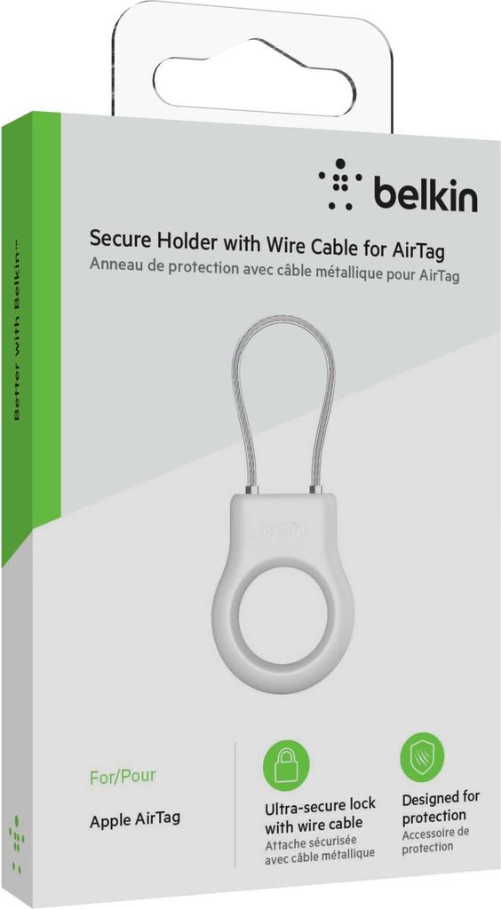 Belkin MSC009btWH, Hülle, Weiß, Kratzresistent, AirTag, 1 Produktbild 