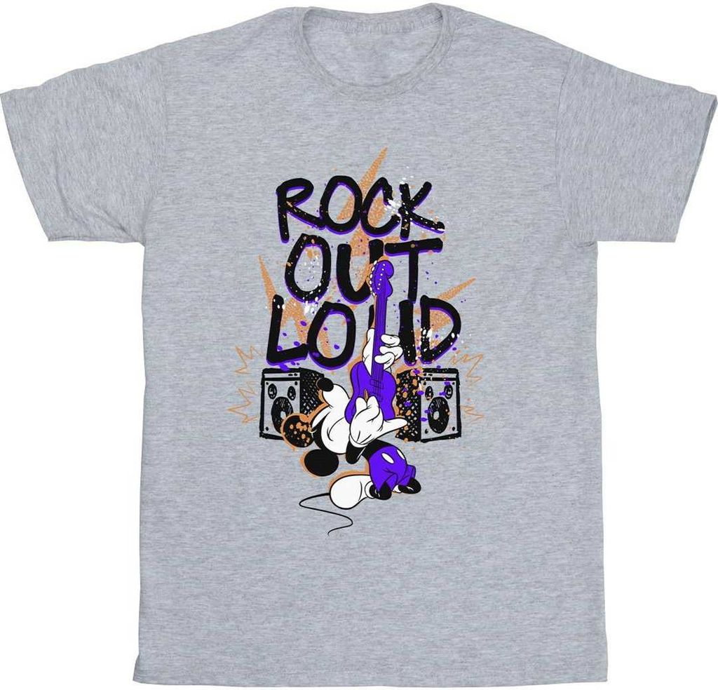 Disney - "Rock Out Loud" T-Shirt für Herren BI42452 (M) (Grau)