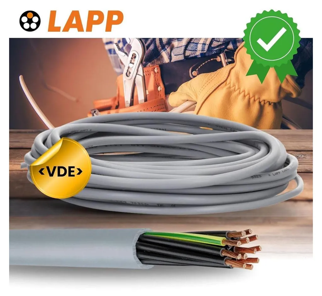Câble de Commande 12 Conducteurs 12G0,75 mm² Blindé PVC Gris 10m - 7