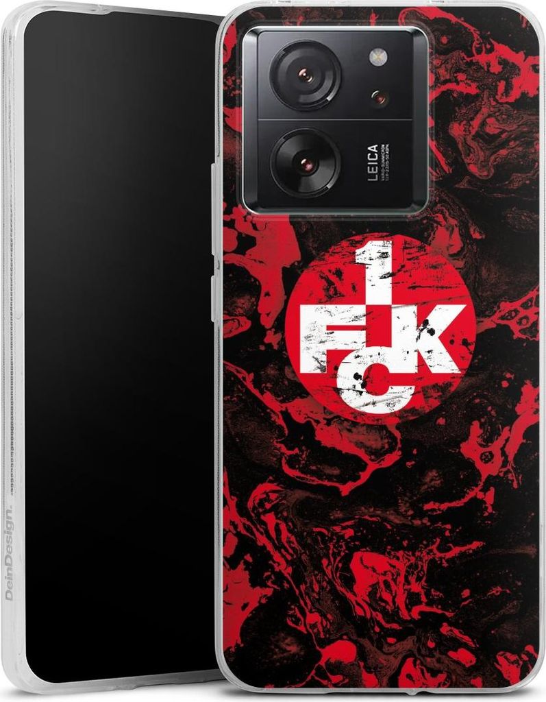 DeinDesign Handyhülle für Xiaomi 13T Pro Silikon Hülle Case Smartphone Schutzhülle 1. FC Kaiserslautern 1. FCK Logo