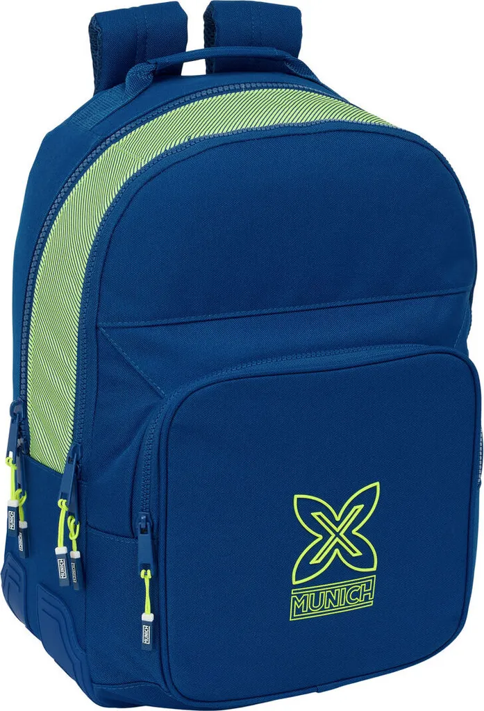Sac à dos Munich North bleu marine avec bretelles rembourrées 42 cm