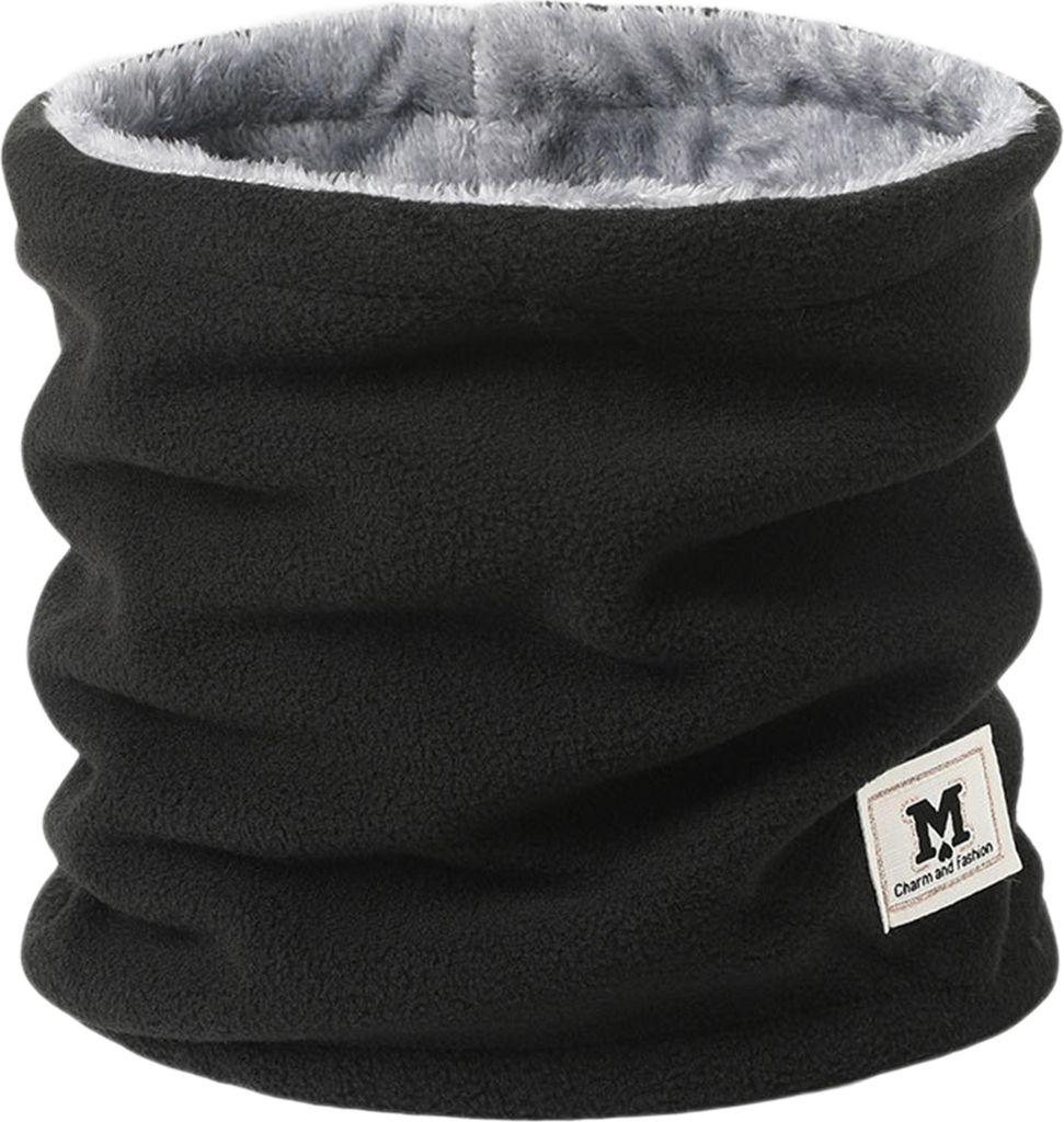 Fleece-Halsmanschette für Herren und Damen, Winter-Gesichtskissen, Ski-Halswärmer, kaltes Wetter, Outdoor-Sport, Thermoschal zum Reiten, Skifahren