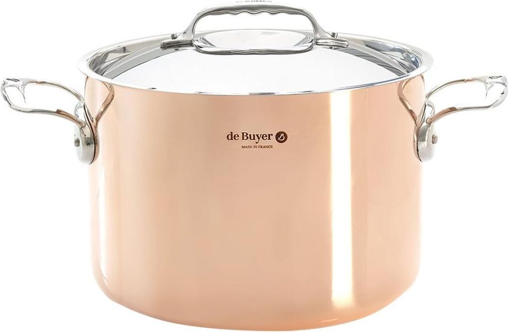 De Buyer Prima Matera Bratentopf Kupfer/Edels. hoch 24cm Produktbild 