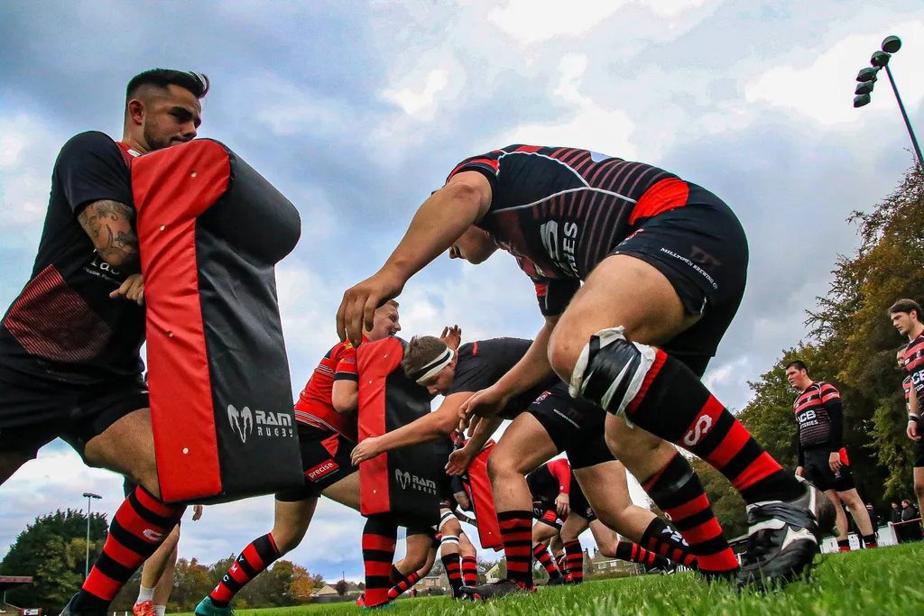 Bouclier de Rugby Large Single Wedge RAM - Matériel Entraînement Pro