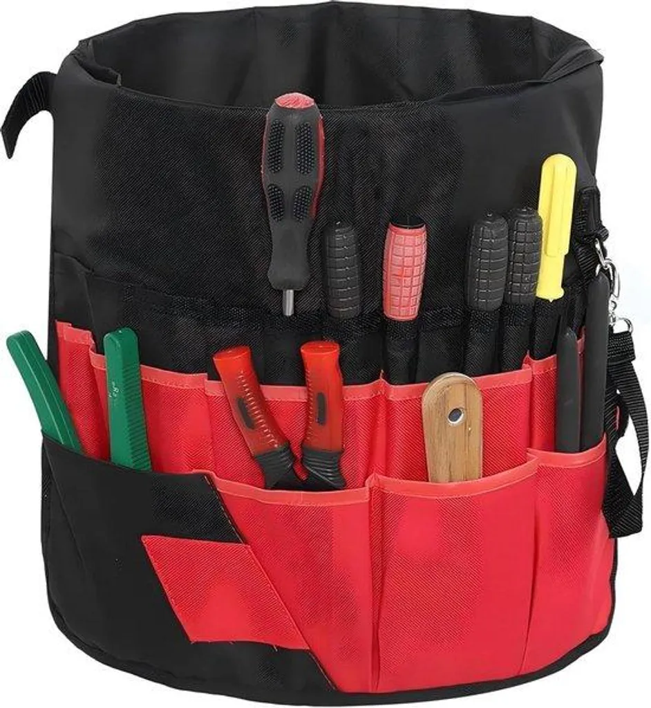 Sac à outils à 42 compartiments pour jardinage robuste et pratique