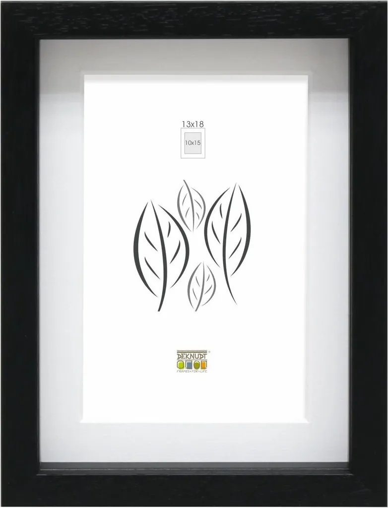 Cornice S223K Nera per Certificati e Foto 24,0x30,0 cm | Legno Professionale