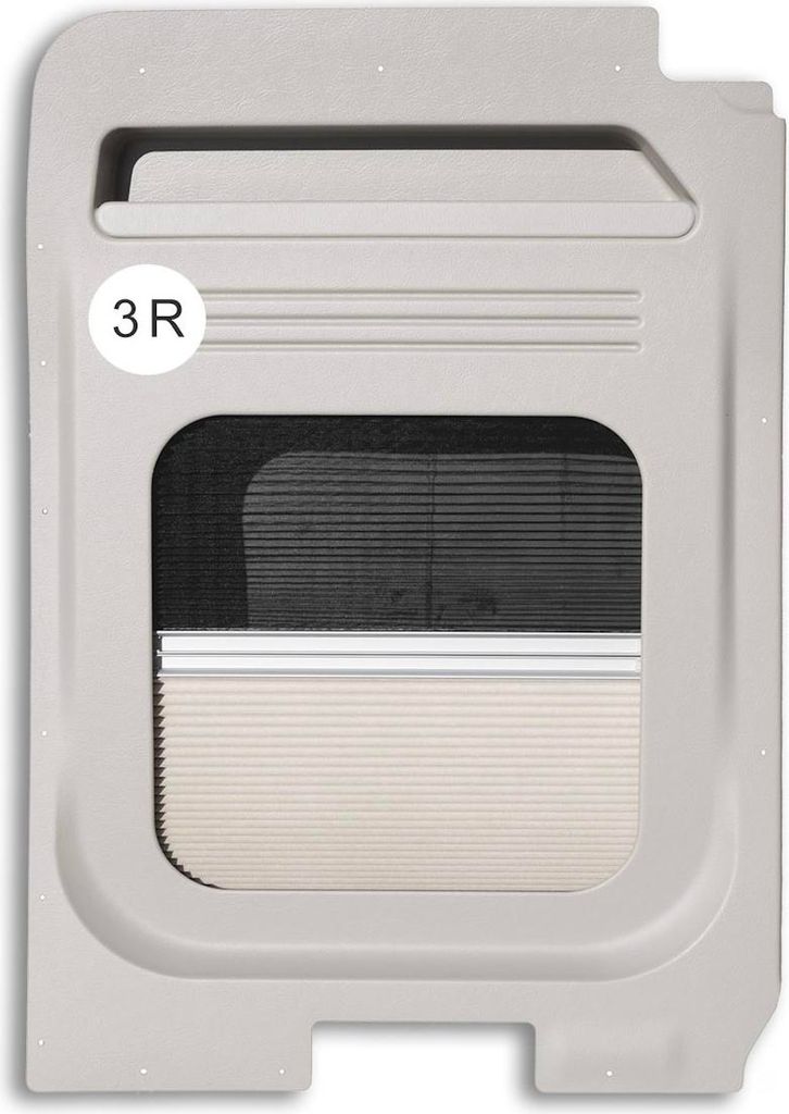 Remis Doppelrollo Kunststoffverkleidung Hecktür Beifahrerseite (3R)