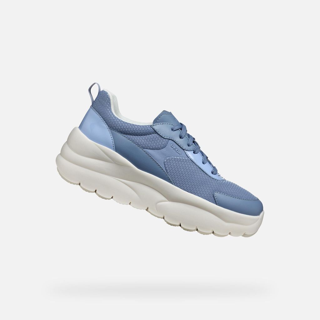 Geox Hellblaue Damen-Sneaker Xtors 41