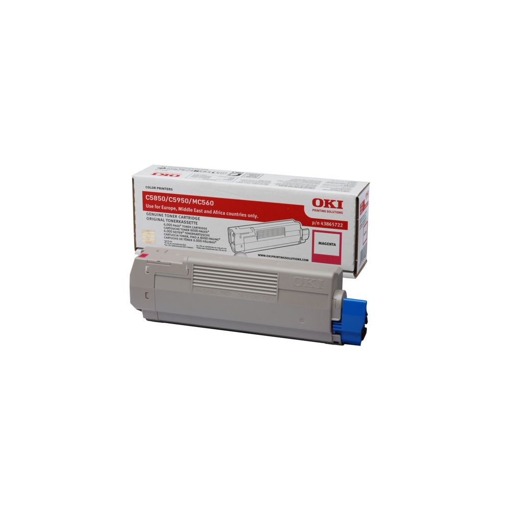 OKI Toner 43865722, magenta pour environ Image du produit 