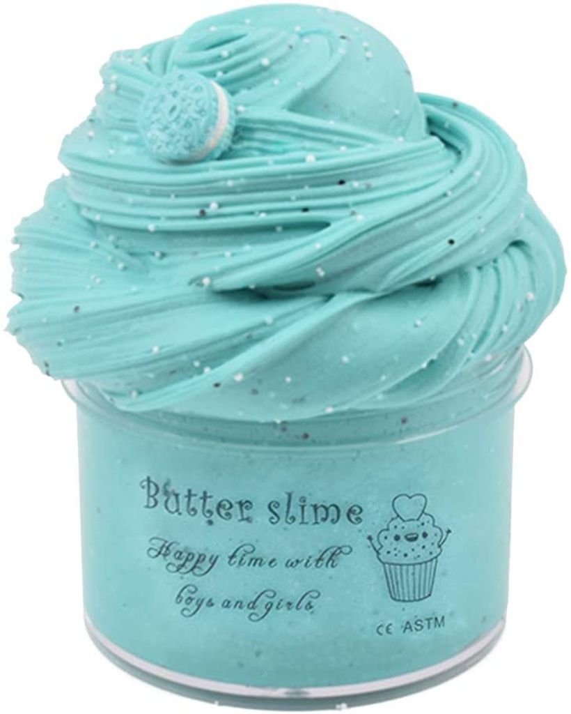 Fluffy Fluff Floam Slime Schleim für Stressabbau Blau 