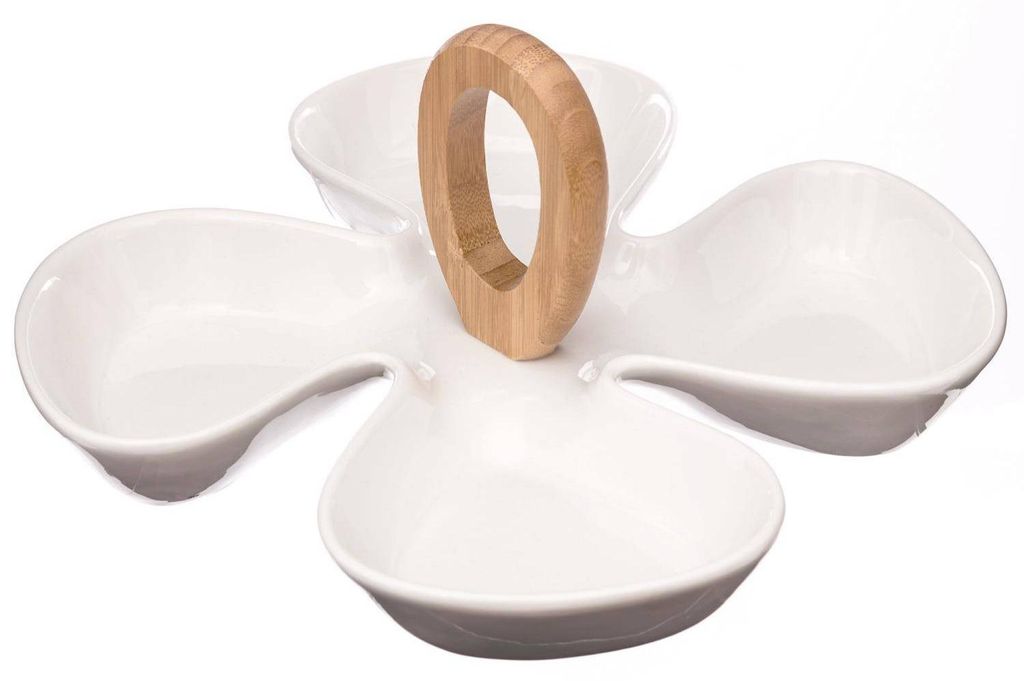 Ciotola da aperitivo con manico in bambù - SG Secret de Immagine del prodotto 