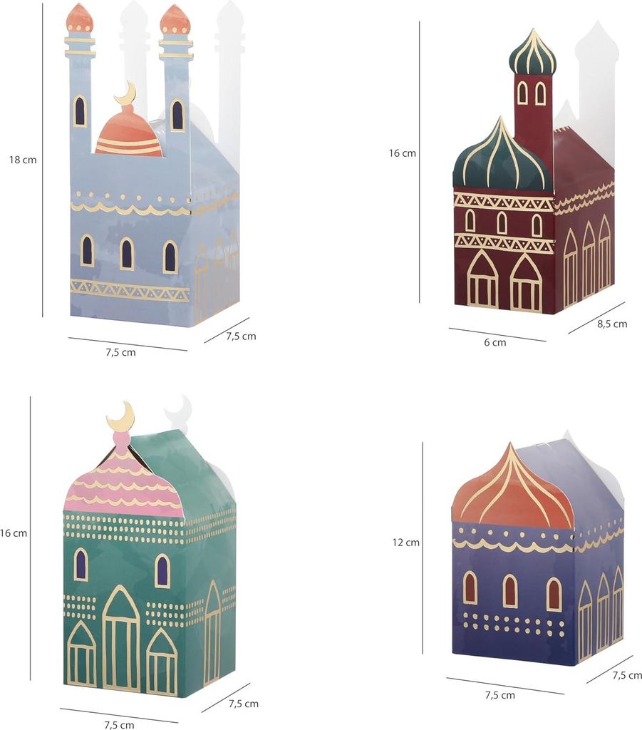 30-bunte-Häuser-mit-Aufklebern-CraftWerk-Ramadan-Kalender-Boxen-wiederverwendbare-Eid-Mubarak-Geschenk-Boxen-Füllung-Kinder-Erwachsene