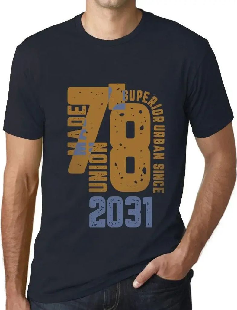 Herren Grafik T-Shirt Souveräner urbaner Stil seit 2031 – Superior Urban Style Since 2031 – Öko-Verantwortlich Vintage Jahrgang Kurzarm Lusti...