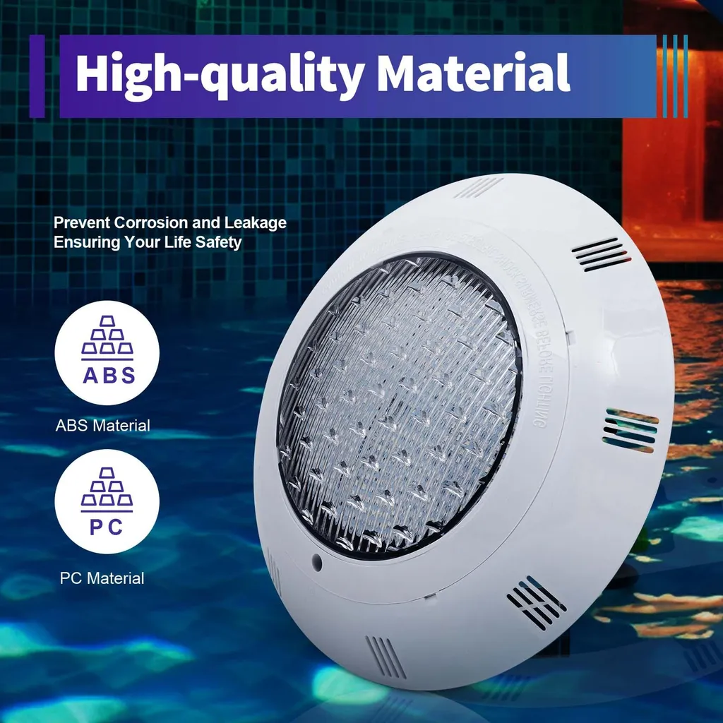 Éclairage LED Sous-marin Blanc avec Télécommande Sans Fil Étanche - 3
